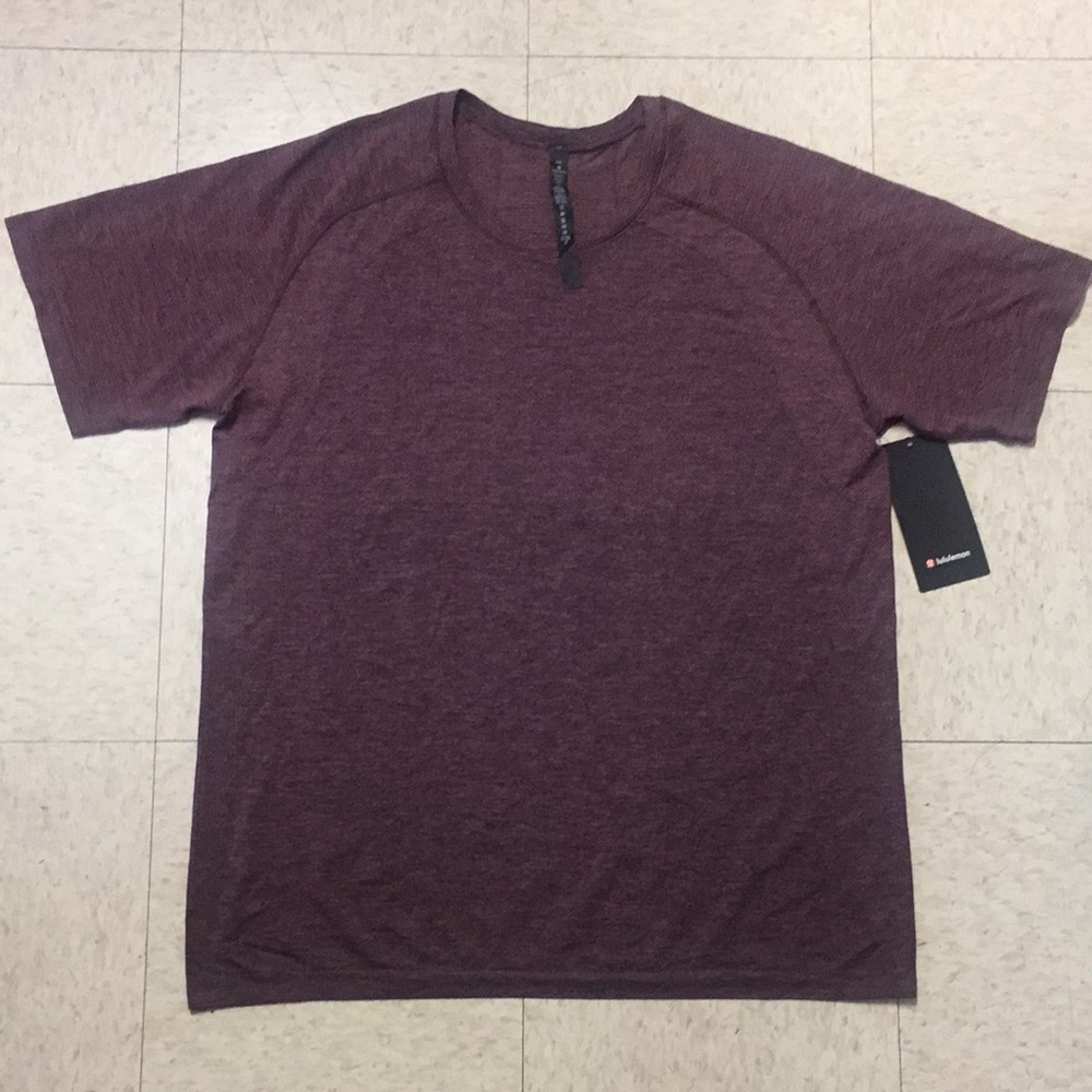 Mens Lululemon Metal Vent Tech SS 2.0 Purple Shirt